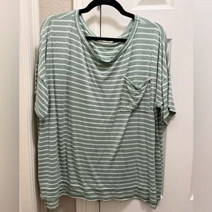 1.4.3. Story by Line Up Mint Striped Tee